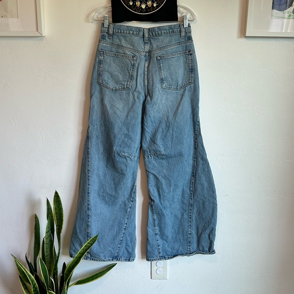 Free People We the Free Eden High Slouchy Flare Jeans - Picture 3 of 5